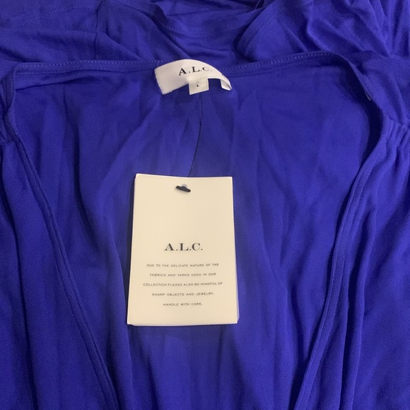 NWT A.L.C. Frank Luna Voile Mini Dress Size Large - Picture 8 of 10